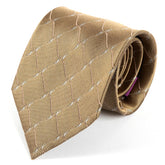 Champagne Swirl Wide Silk Tie 9cm